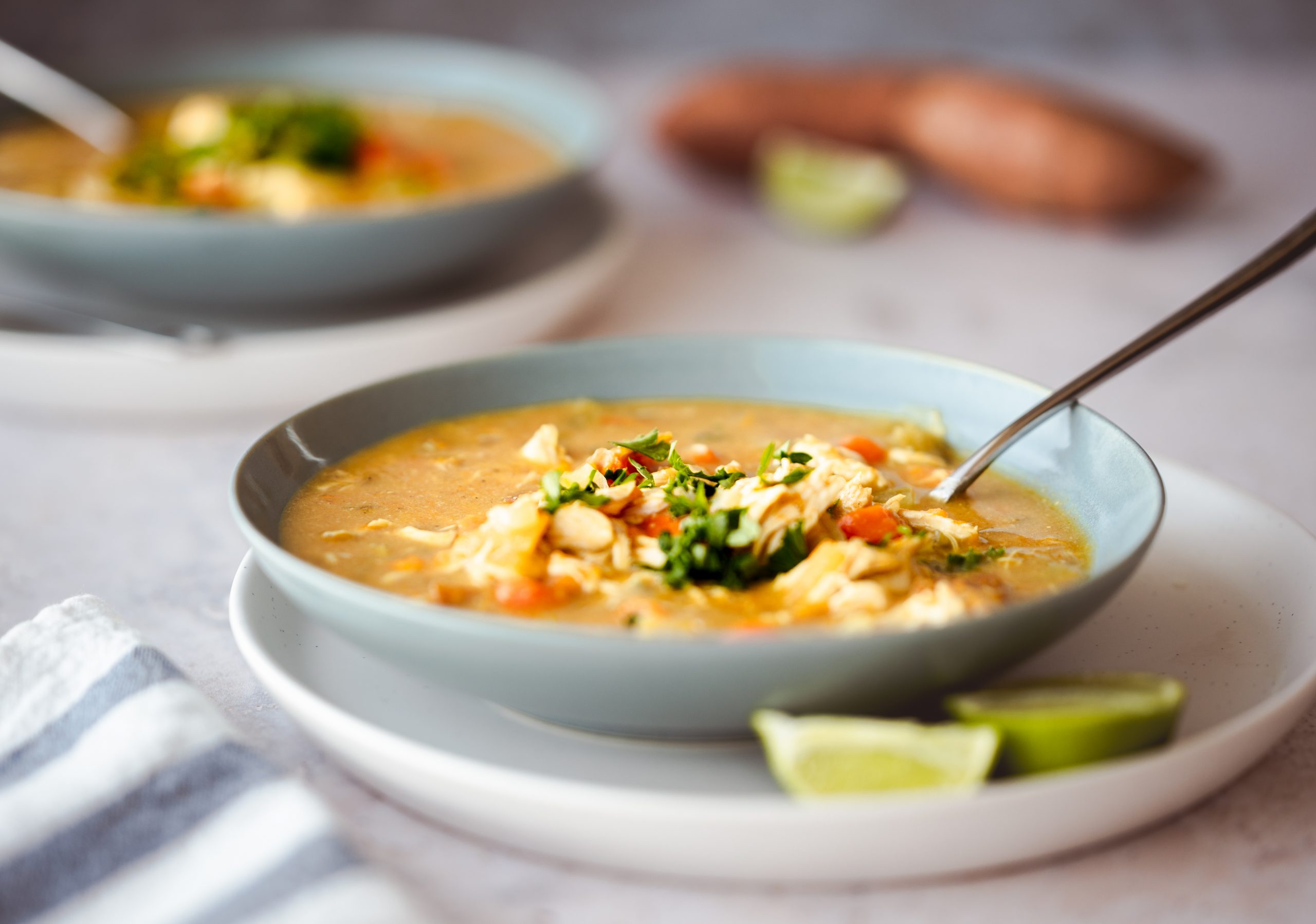 Sweet Potato & Chicken Coconut Curry Soup | Instant Pot – Fullheart ...